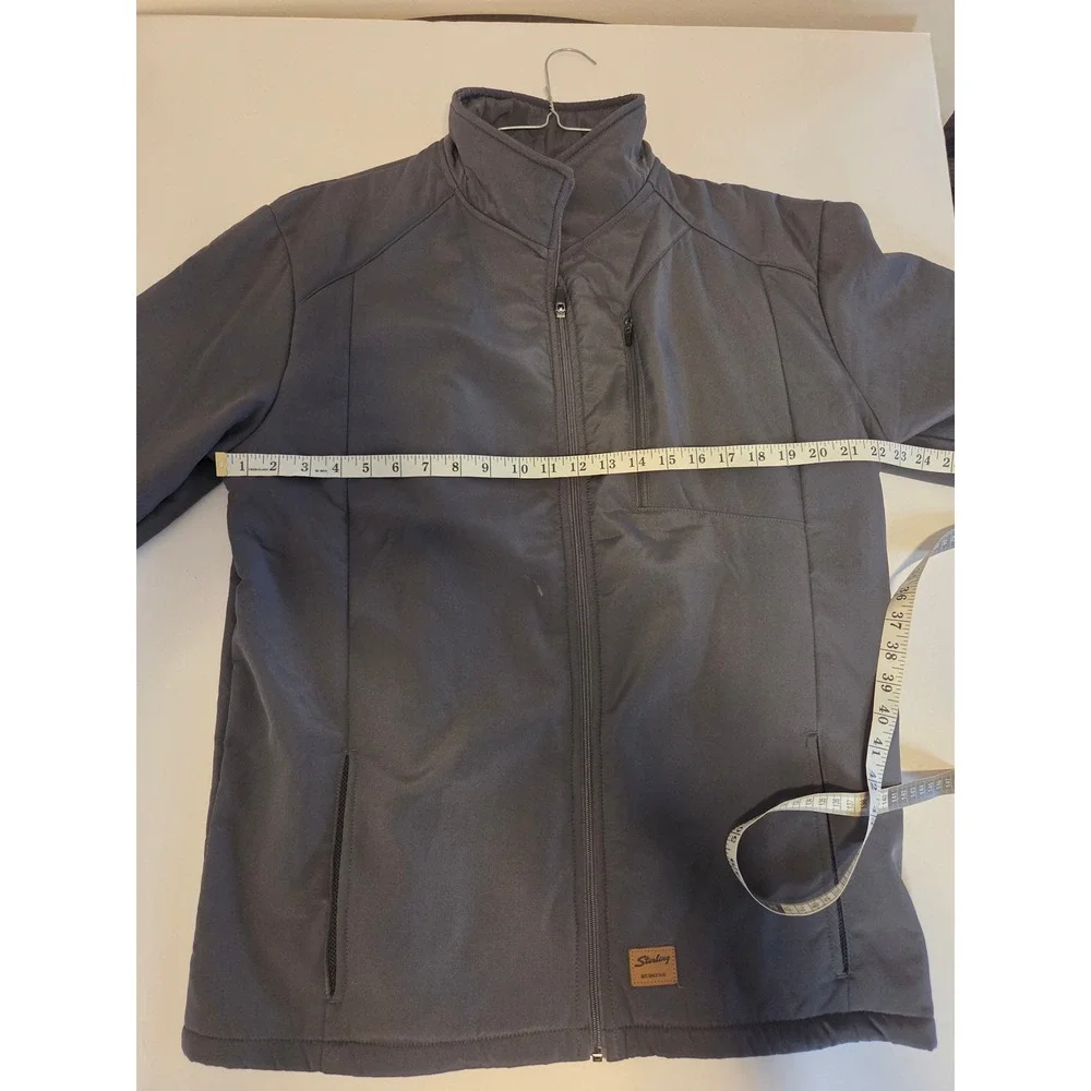 Vintage Sterling Gray Full Zip Fleece Lined Workwear Jacket XL